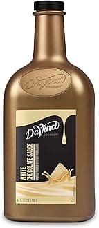 DaVinci Gourmet White Chocolate Sauce, 64 Fluid Ounce (Pack of 1)