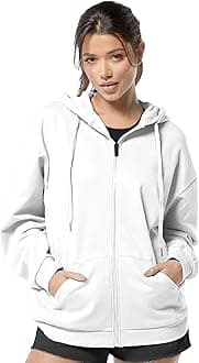 FUNKY MONKEYWomen's Cute Hoodies Teen Girl Winter Jacket Sweatshirts Casual Drawstring Clothes Zip Up Hoodie with Pocket