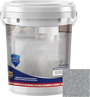 Epoxy Colored Sand Floor Paint, High Gloss Marble Effect Garage Coating, Waterproof & Non-Slip Self-Leveling Epoxy Floor Coating