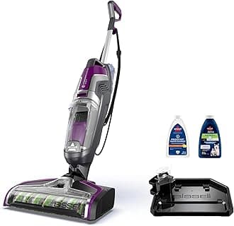 Crosswave Pet Pro All in One Wet Dry Vacuum Cleaner and Mop for Hard Floors and Area Rugs, Purple, 2306A