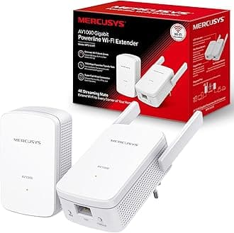 Mercusys MP510KIT 300Mbps Wireless Powerline Adapter Kit, White