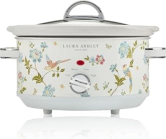 VQ - Laura Ashley 3.7 Quart Slow Cooker - Elveden White
