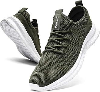FUJEAKMen Running Shoes Men Casual Breathable Walking Shoes Sport Athletic Sneakers Gym Tennis Slip On Comfortable Lightweight Shoes
