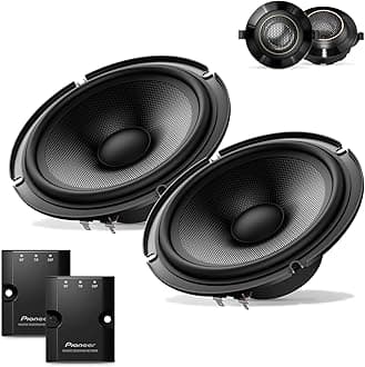 - PIONEER Z-Series TS-Z65C 6.5” 2-Way Speakers (Pair) – 300W Max, Crisp Highs + Clear Vocals, Audiophile Upgrade, Add an Amplifier for Optimal Performance