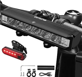 Super Bright LED Bike Light, USB Rechargeable Bicycle Headlight, Waterproof Bike Headlight, Waterproof Bike Headlight,Daytime Running Light,MTB Off-Road Cycling Commuting