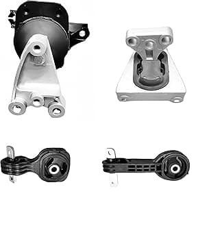 4PCS Engine Motor and Transmission Mount Kit Compatible with Civic 2006-2010 1.8L - Replaces OE# A4534 A4543 A4546 A4530