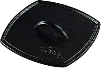 LPP3 Cast Iron Square Ribbed Panini Press, 8.25-inch