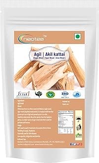 Neotea Agil | Akil kattai | Eagle Wood | Agar Wood | Aloe Wood | Aquilaria Agallocha, 300gm