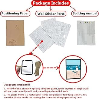 DIY Wall Decor Living Room Family Tree Wall Decor Sticker 3D Picture Frames Collage Wall Decor Living Room Wall Decor