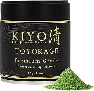 Premium Ceremonial Grade Uji Matcha - Pure Japanese First Harvest Ceremonial Grade Matcha Green Tea Powder from Uji, Japan (40g/1.4oz)