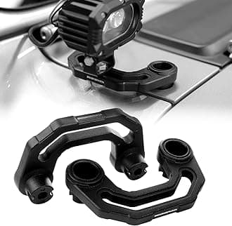 Seven Sparta One Pair Light Mounting Brackets for Auxiliary Lights Compatible with Jeep Wrangler JL/JLU 2018+ and 2020+ Gladiator JT (Not Compatible with JK/JKU)