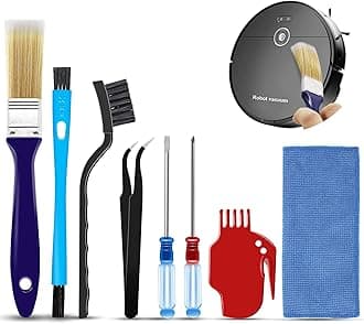 Vacuum Attachments Accessories for Robot Vacuum Cleaner,Cleaning Brush roll Cleaning Tool Replacement Parts, Part kit Tool for Vacuums Cleaner Replacement Include Vacuum Cleaning Cloth