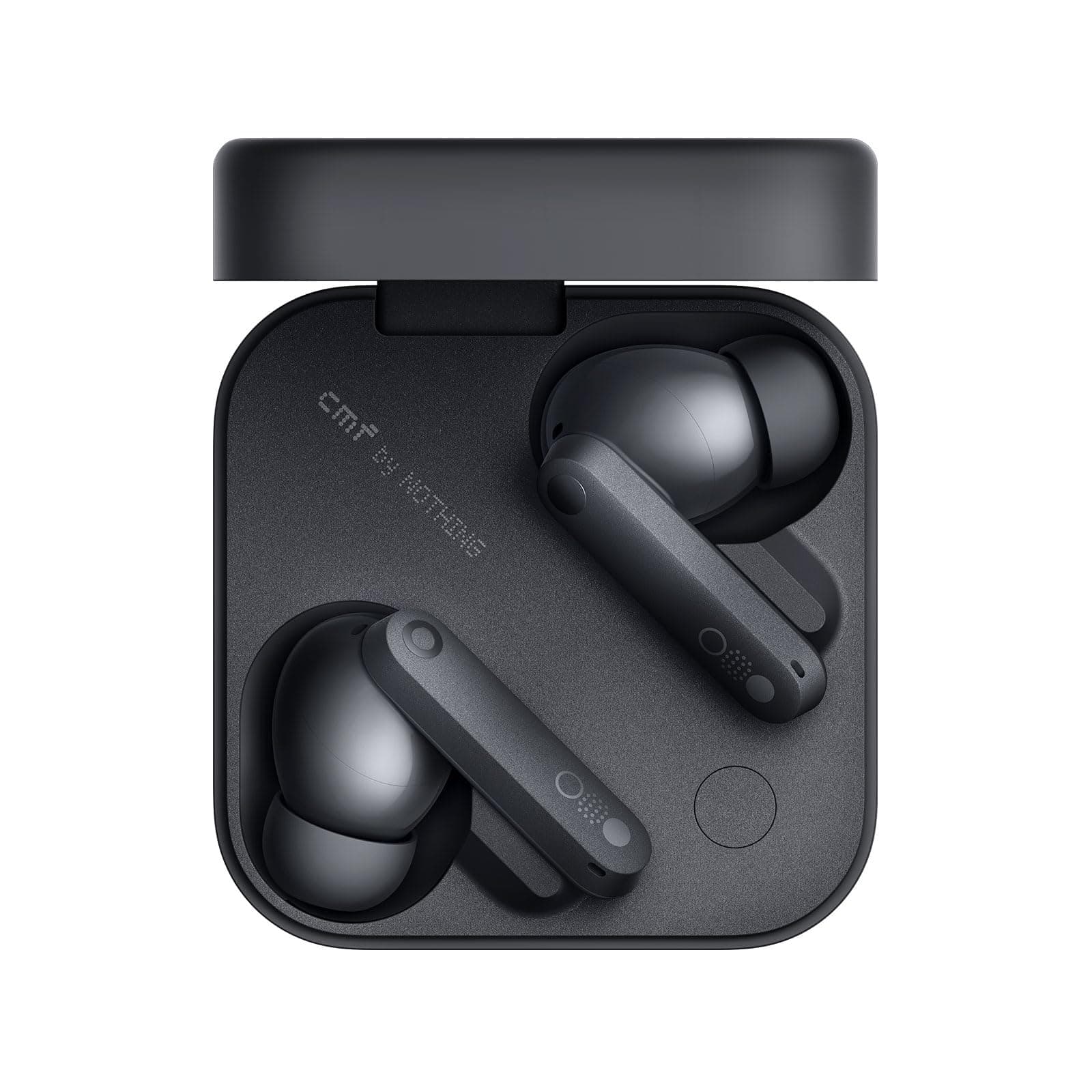 CMF Buds Pro 2 Wireless Earbuds with Smart Dial, 50dB Hybrid Noise Cancelling Earbuds Wireless Bluetooth 5.3, 11mm Bass with LDAC, 6 Hi-Res Audio Mics, 43H Playtime, Fast Charging Case, Dark Grey
