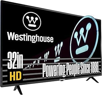 Westinghouse 32" HD TV - 720p Resolution - 3 HDMI Ports - Parental Control - 2024 Model