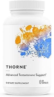 Advanced Testosterone Support - Men's Health Supplement - Supports Healthy Testosterone Levels & Muscle Fatigue* - with Ashwagandha, Shilajit & Zinc - Third-Party Certified - 60 Capsules
