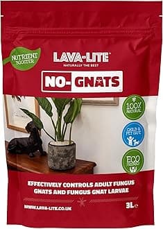 Garden Magic LAVA-LITE No Gnats, prevents gnats laying larvae, keep your plants and home gnat free naturally (3 Litres)