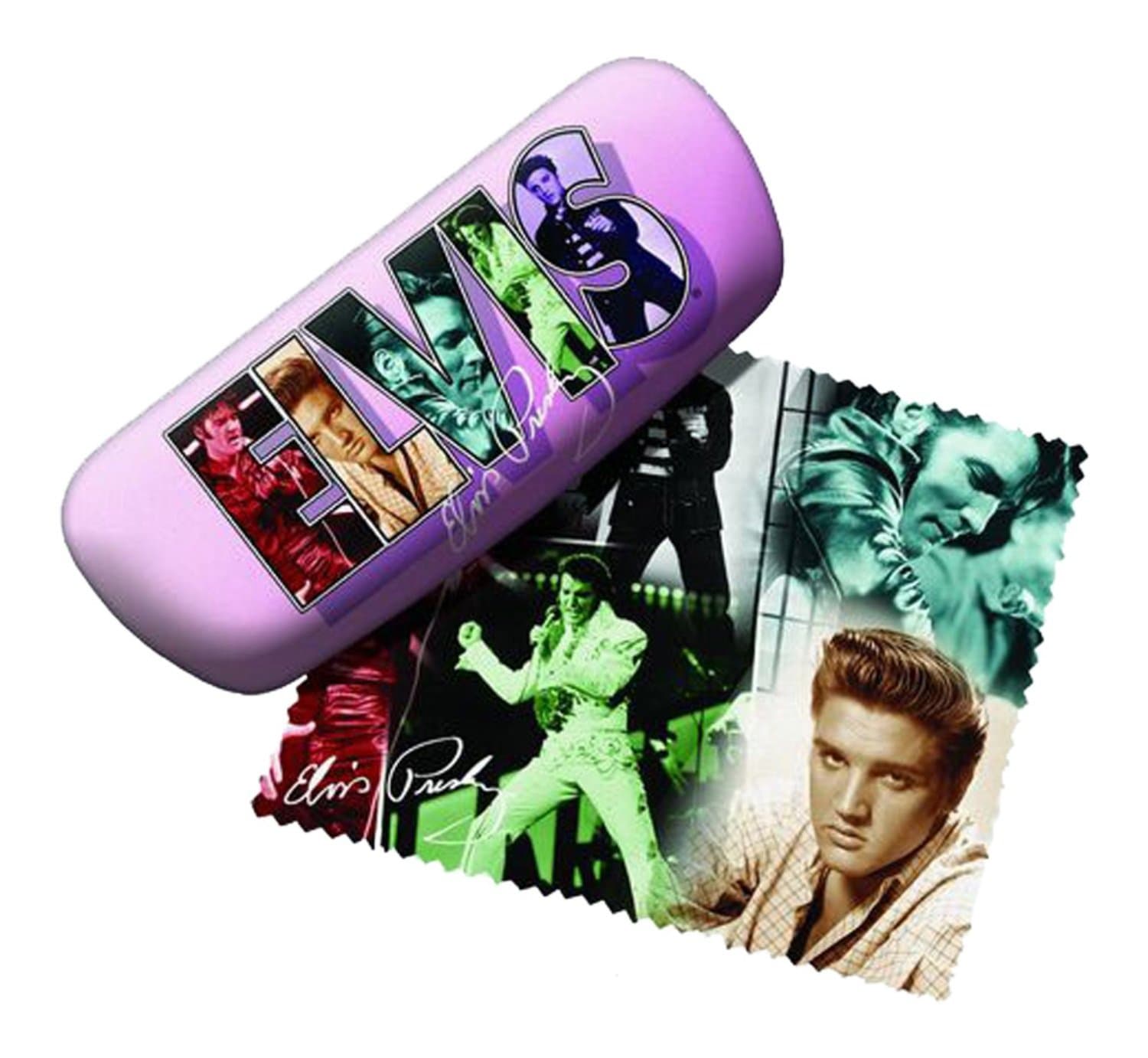 Elvis Presley Eye Glass Case Collage