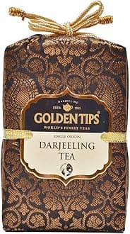 Golden Tips Classic Darjeeling Black Tea, Premium Loose-Leaf Tea, Rich Aroma & Delicate Flavor, (200 Gram, 100 cups)