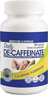 Daily De-Caffeinate: Advanced Caffeine Eliminator Supplement – Natural Acting Non-Addictive Formula That Supports Relaxation and Deep, Restful Sleep