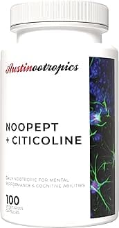 Austinootropics Noopept Absolute Focus Stack - #1 Nootropic for Focus, Energy, Memory+