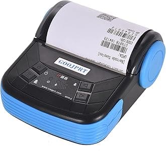 Thermal Printer, MTP-3 80mm BT Thermal Printer Portable Lightweight for Supermarket Ticket Receipt Printing