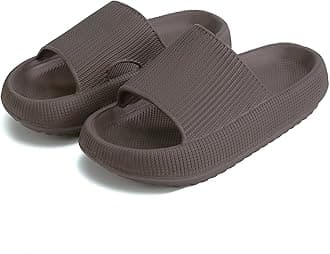 rosyclo Cloud Slippers for Women and Men, Pillow House Slippers Shower Shoes Indoor Slides Bathroom Sandals, Ultimate Comfort, Lightweight, Thick Sole, Non-Slip, Easy to Clean