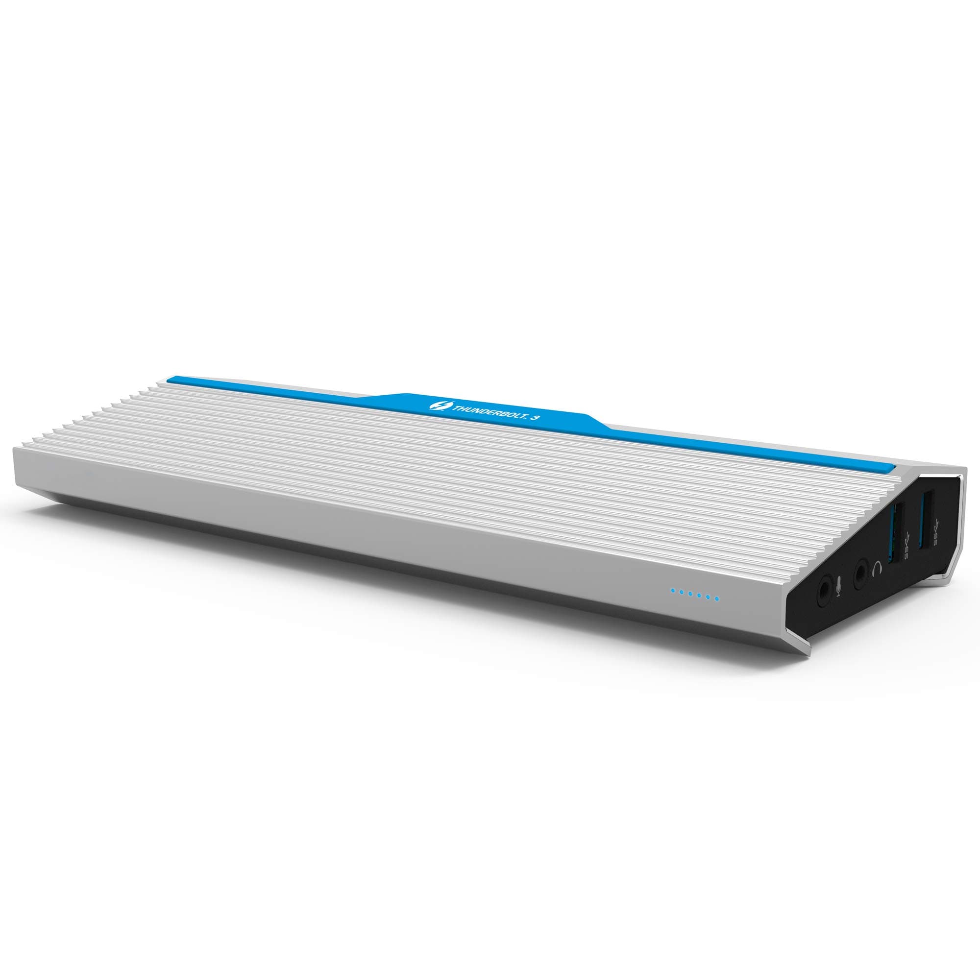 Accell Thunderbolt 3 Docking Station - PC or MAC, Dual 4K Display Support, 40Gbps USB Type C 3.1 Gen2 + Cable, 135W Power Adapter