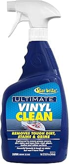 STAR BRITE Ultimate Vinyl Clean Spray - Multi-Surface Cleaner for Auto, RV, Home & Boat Upholstery - Vinyl, Rubber, Leather, Plastic + Interior & Exterior Trim 32 OZ (096232)