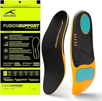 Fusion Support Comfort Insoles | Fusion Gel Mesh | Rigid Arch Support |Shock Absorption Silicon Cushioning | Personalized Comfort for Any Shoe | Unisex | 1 Pair (8 UK/ 9 UK)