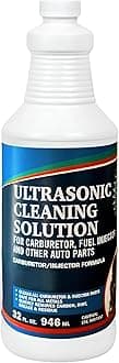 NORTHWEST ENTERPRISES Ultrasonic Cleaner Solution for Carburetors and Engine Parts. Concentrated Washing Compound for use in Ultrasonic Machines and Immersion Washers - Automotive Fluid (32 oz)