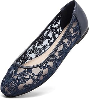 Women Shoes Cut Out Slip On Synthetic Lace Ballet Flats