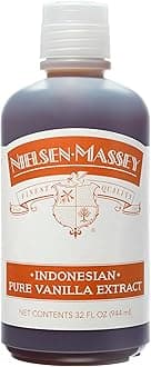 Indonesian Pure Vanilla Extract for Baking and Cooking, 32 Ounce Bottle