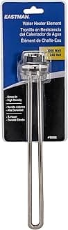 Eastman 60056 Water Heater Element, EASX1, 240V X 3000W Straight, Chrome