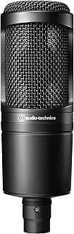 Audio-Technica AT2020 Cardioid Condenser Microphone Black
