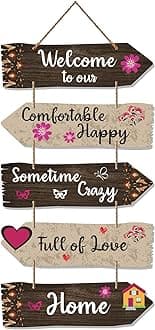 Artvibes Home Quotes Decorative Wall Art Wooden Wall Hanger For Living Room | Bedroom | Gifts | Wood Hangings For Home Decoration | Modern Decor Items | Designer Artworks (Wh 7304N)