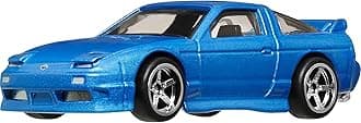 Wild Speed - 1996 Nissan 180SX Type X Toy Vehicle Mini Car, Ages 3 and Up, Blue HVR62