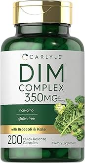Carlyle DIM Supplement | 350mg | 200 Count | Vegetarian, Non-GMO & Gluten Free Complex