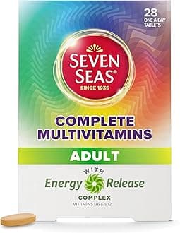 Complete Multivitamins Adult With Vitamin C, Vitamin D, Zinc plus Energy Release Complex 1 With Vitamins B6 and B12, 28 Tablets, 4-Week Supply