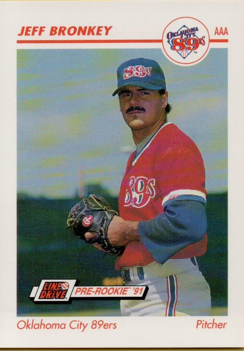 Baseball MLB 1991 AAA #305 Jeff Bronkey