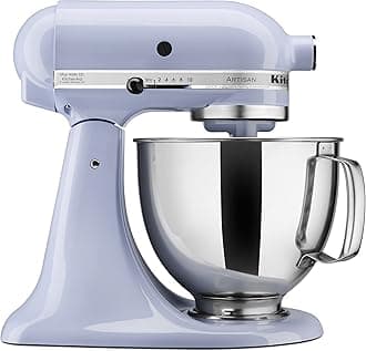KitchenAid Artisan Series 5 Quart Tilt Head Stand Mixer with Pouring Shield KSM150PS, Lavender Cream