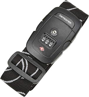 Samsonite Travel Sentry 3-Dial Combination Luggage Strap