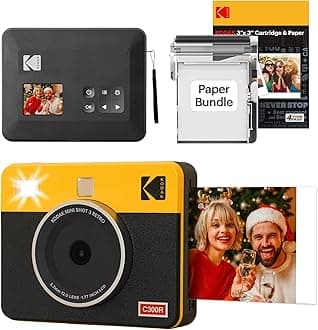 Kodak Mini Shot 3 Retro 2in1 + 68 Sheets Bundle