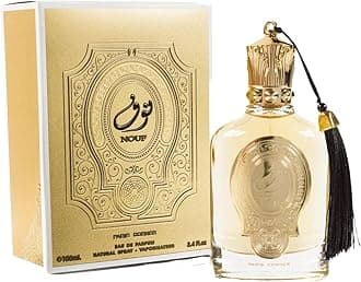 Nouf by PARIS CORNER - 100ml Women’s Eau de Parfum| Tropical Pineapple, Grapefruit & Bergamot Notes | Softened with White Cedar, Wild Patchouli & Jasmine | Ideal for Everyday Wear Women's Perfume