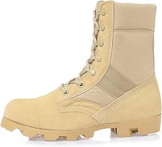 KaiFeng Mens Military Tactical Army Boots for Men Lightweight Jungle Boots