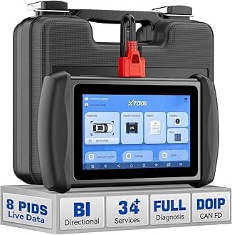 IP616 Car Diagnostic Tool: OBD2 Scanner 2.0 with All System, New 34+Resets, ECU Configuration, Oil Reset/ABS Bleeding/DPF/EPB/SAS/TPMS, Injector Coding, CAN FD/DoIP, AutoVIN, Lifetime Update