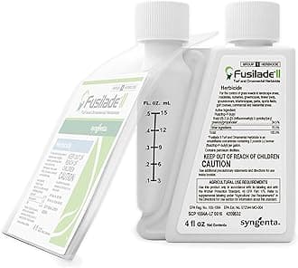 Fusilade II Herbicide - Grass Weed Killer Spray for Selective Control in Turf & Landscapes, Safe on Ornamentals, Fast Acting Weed Control for Nurseries & Sports Fields - 4 oz