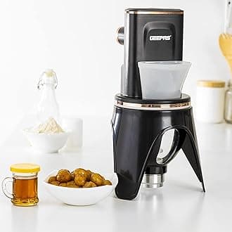 Geepas Sweet Dumpling/Luqaimat Maker, GSM63046 | 1L Bowl Capacity | Digital Screen Counter | 3 Dough Ball At A Time | On/Off Switch | Easy To Clean, Black