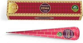 100% Natural Temporary Tattoo Paste Cone | 1 Cone 25 grams | Indian Body Art Painting Drawing Tattoos Freckles (Reddish-Brown Color)