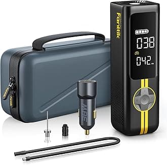 X8 APEX EV Tire Inflator Portable Air Pump, 2X Faster Inflation, 150PSI Cordless Air Compressor with Powerful Battery, Fits Electric Cars, Cars, Bikes, Motorcycles, Balls, Deluxe Package