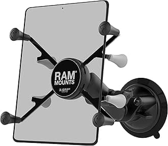 RAM-B-166-UN8U X-Grip with RAM Twist-Lock Suction Cup Mount for 7"-8" Tablets with Medium Arm for Vehicle Windshields